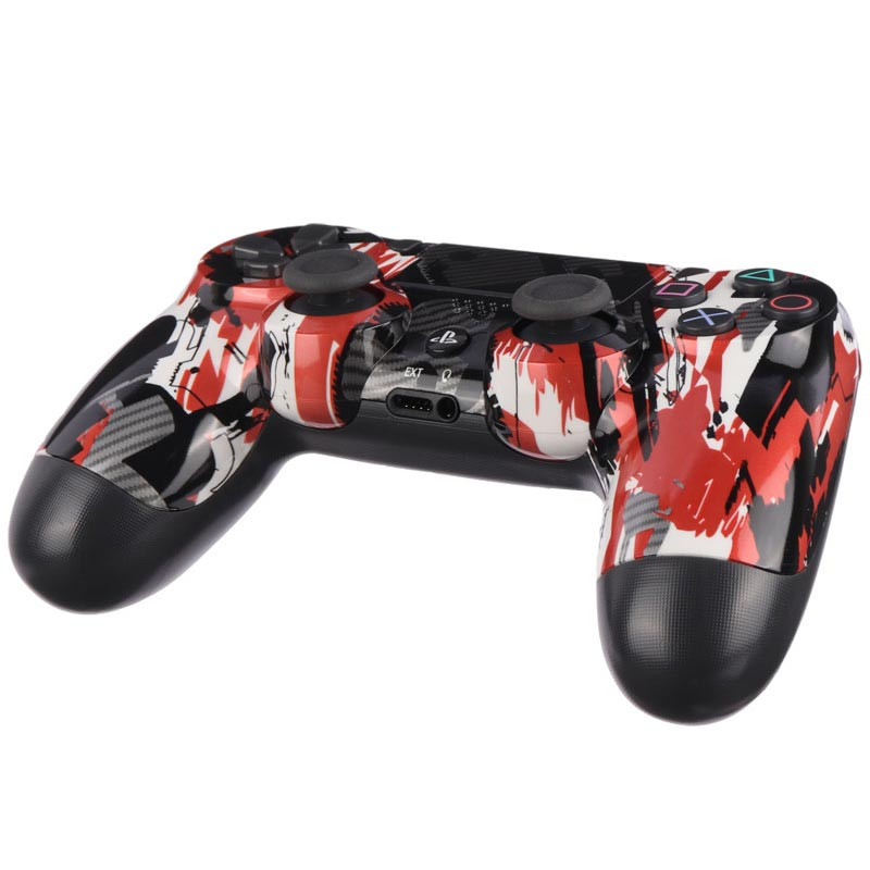 دسته بازی بی سیم SONY PlayStation 4 DualShock 4 High Copy طرح فانتزی رنگی کد 3