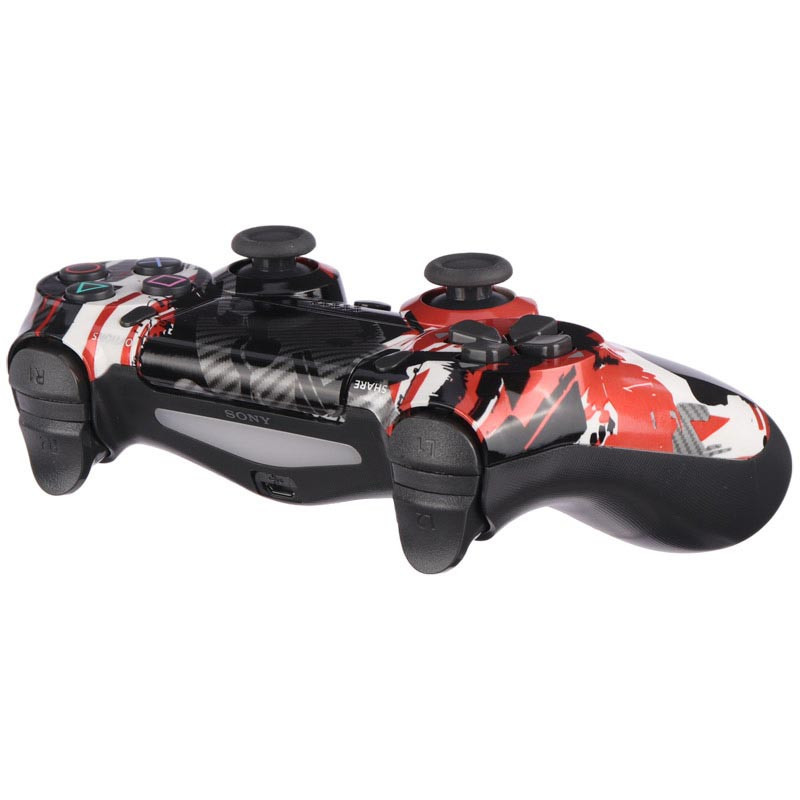 دسته بازی بی سیم SONY PlayStation 4 DualShock 4 High Copy طرح فانتزی رنگی کد 3