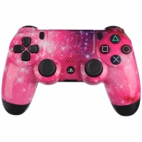 دسته بازی بی سیم SONY PlayStation 4 DualShock 4 High Copy طرح کهکشان