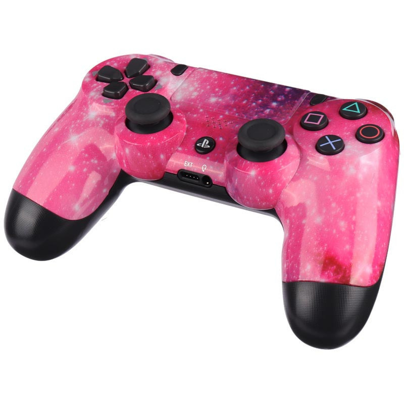 دسته بازی بی سیم SONY PlayStation 4 DualShock 4 High Copy طرح کهکشان