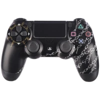 دسته بازی بی سیم SONY PlayStation 4 DualShock 4 High Copy طرح زنجیر