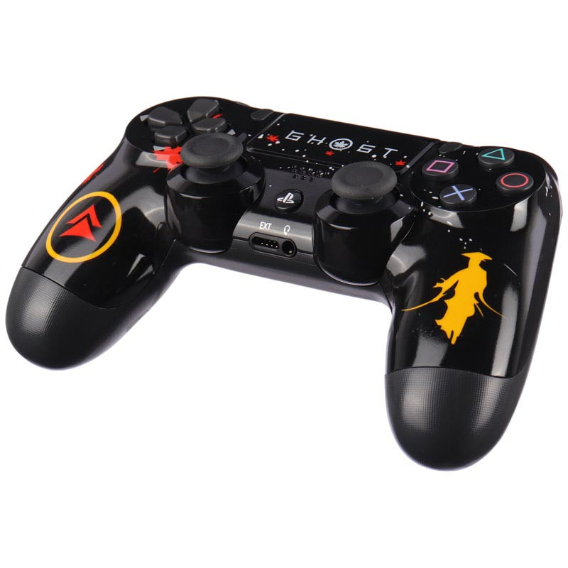 دسته بازی بی سیم SONY PlayStation 4 DualShock 4 High Copy طرح Ghost of Tsushima