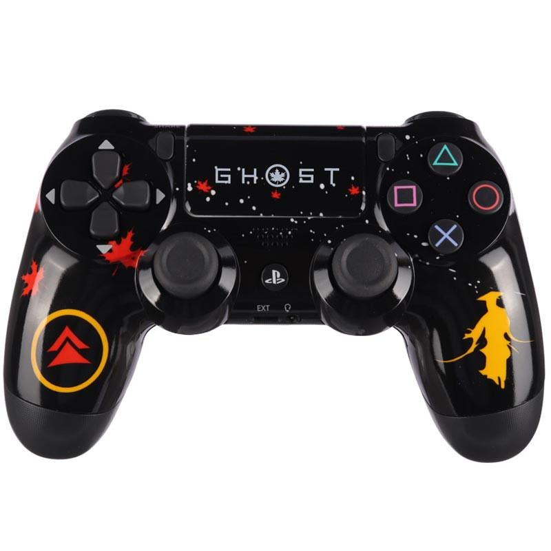 دسته بازی بی سیم SONY PlayStation 4 DualShock 4 High Copy طرح Ghost of Tsushima