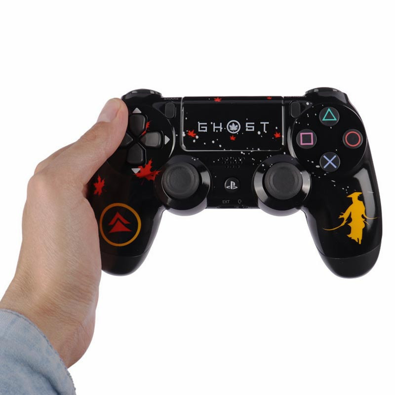 دسته بازی بی سیم SONY PlayStation 4 DualShock 4 High Copy طرح Ghost of Tsushima