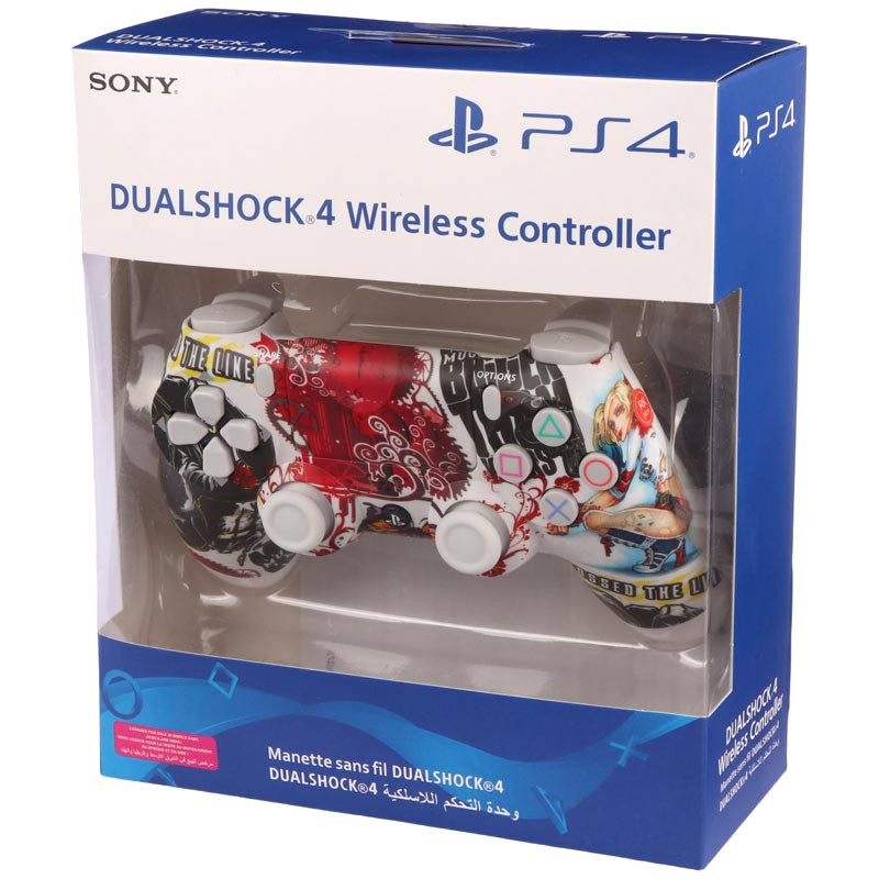 دسته بی سیم SONY PlayStation 4 DualShock 4 High Copy طرح Harly Quinn