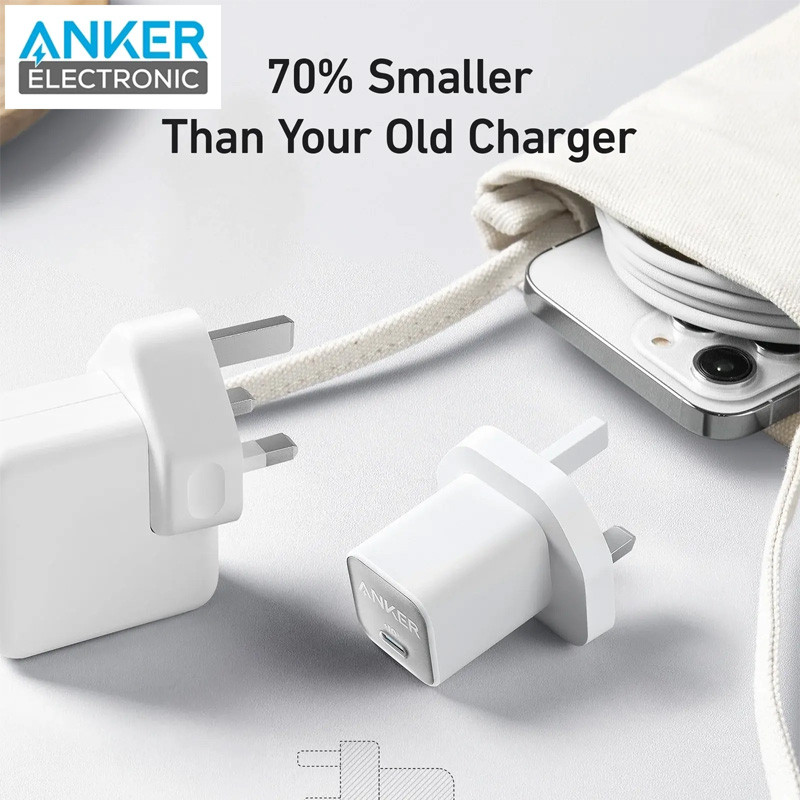 کلگی فست شارژ Anker A2147 GaN 3A 30W