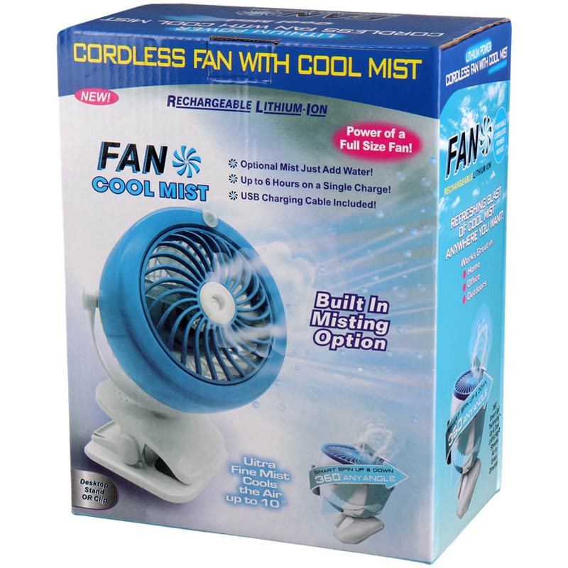 پنکه گیره ای رطوبت ساز Fan cool mist