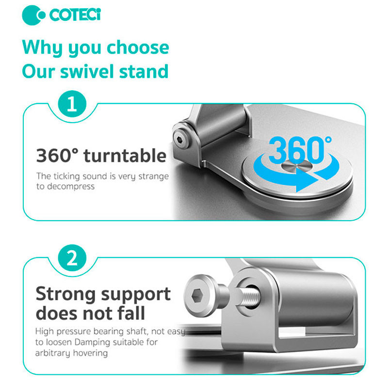 استند فلزی تاشو لپ تاپ Coteci SD-42 52006