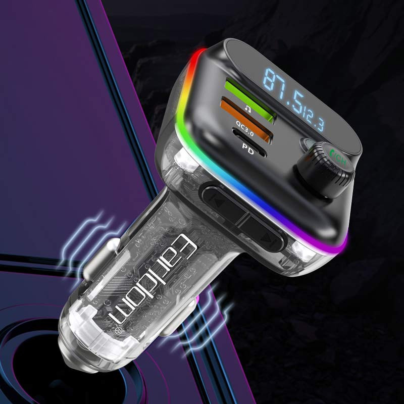 شارژر فندکی + FM Player بلوتوثی Earldom ET-M80