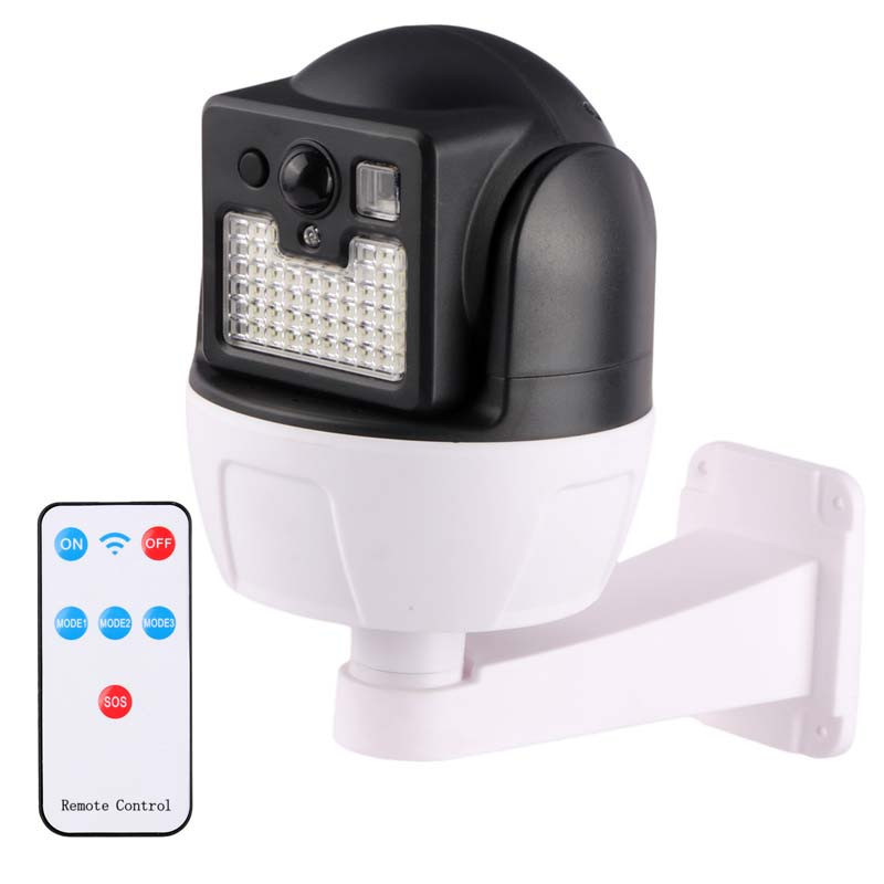 چراغ دیواری&nbsp;سنسوردار خورشیدی HW-5118-1 + ریموت کنترل