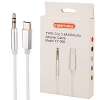 کابل تبدیل Firstyou FY-006 AUX To Type-C 1m
