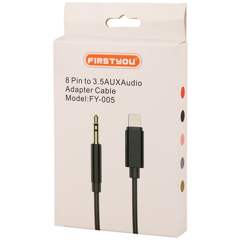 کابل تبدیل Firstyou FY-005 AUX To Lightning 1m