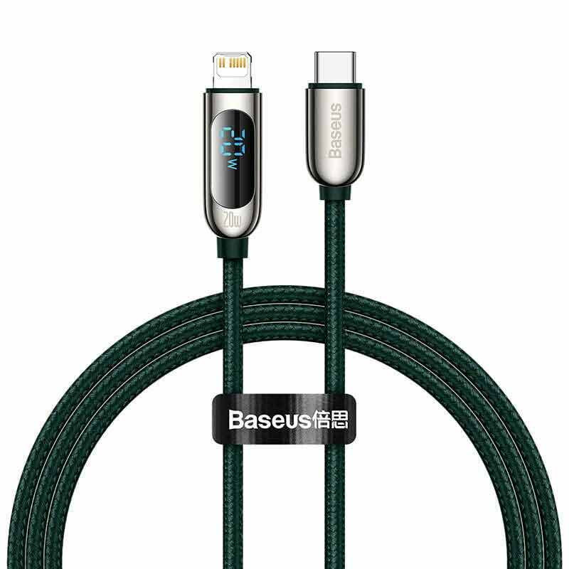 کابل تبدیل فست شارژ Baseus CATLSK-A Type-C to Lightning PD 20W 2.22A 2m