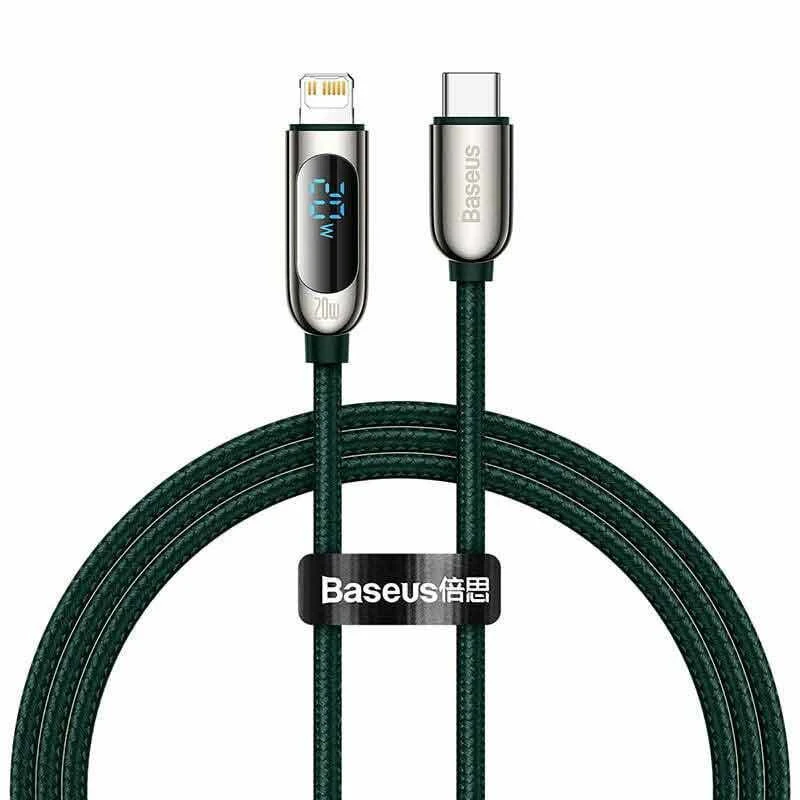 کابل تبدیل فست شارژ Baseus CATLSK Type-C to Lightning PD 20W 2.22A 1m