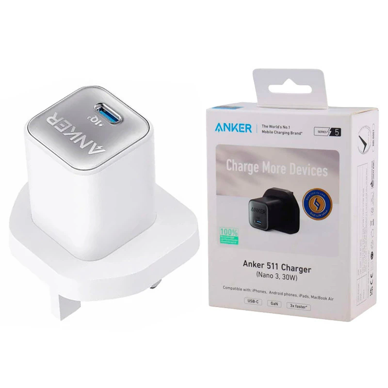 کلگی فست شارژ Anker 511 Charger Nano 3 A2147 GaN 3A 30W