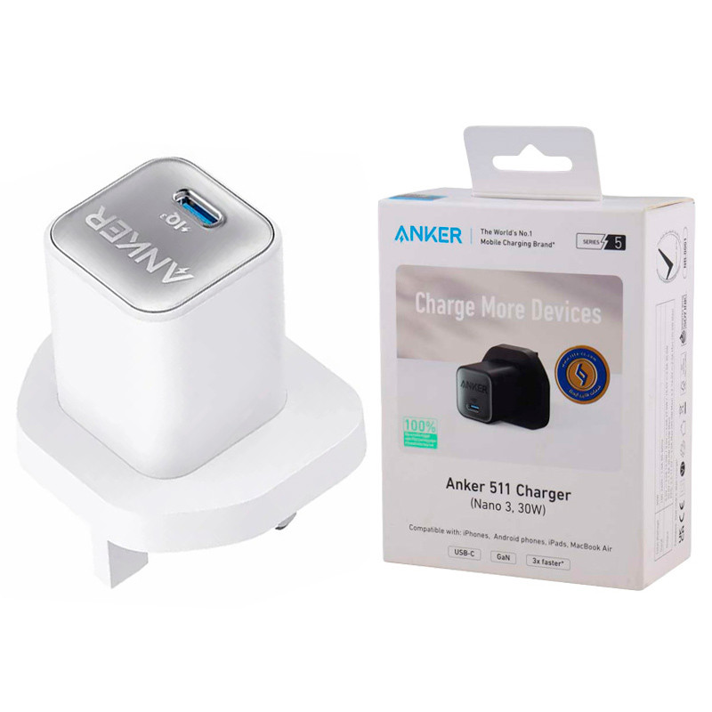کلگی فست شارژ Anker 511 Charger Nano 3 A2147 GaN 3A 30W