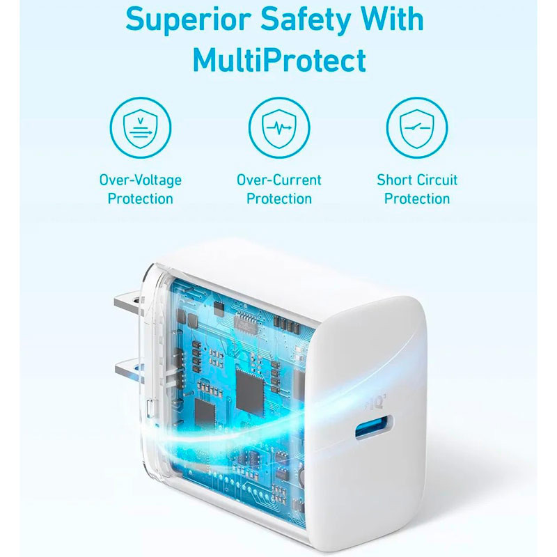 کلگی فست شارژ Anker Select Charger A2347 3A 20W