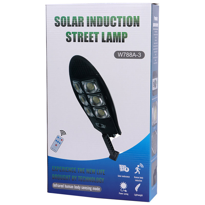 چراغ دیواری سنسوردار خورشیدی W788B-3 + ریموت کنترل