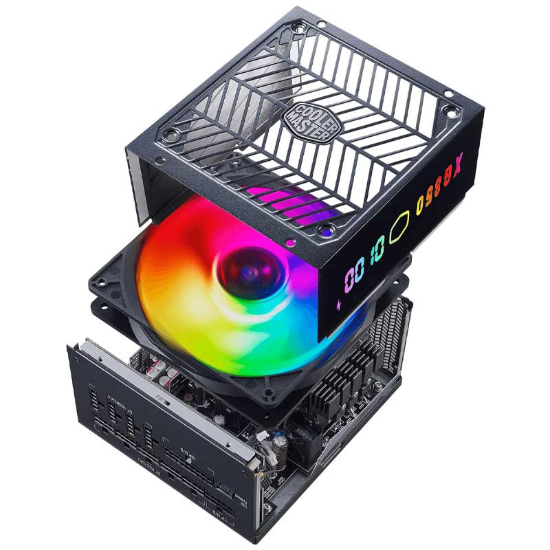 پاور ماژولار کولر مستر Cooler master XG850 Plus&nbsp;ARGB Platinum 850W