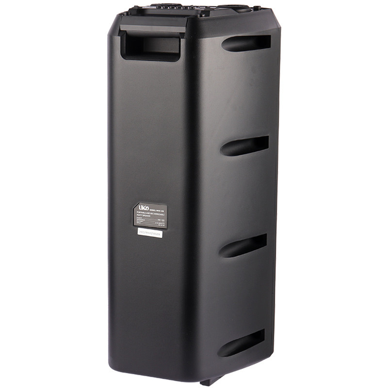 اسپیکر چمدانی بلوتوثی رم و فلش خور Liko MAX-150 + میکروفون و ریموت کنترل
