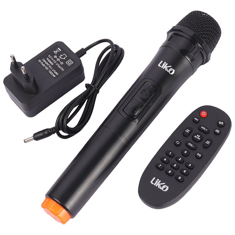 اسپیکر چمدانی بلوتوثی رم و فلش خور Liko MAX-150 + میکروفون و ریموت کنترل