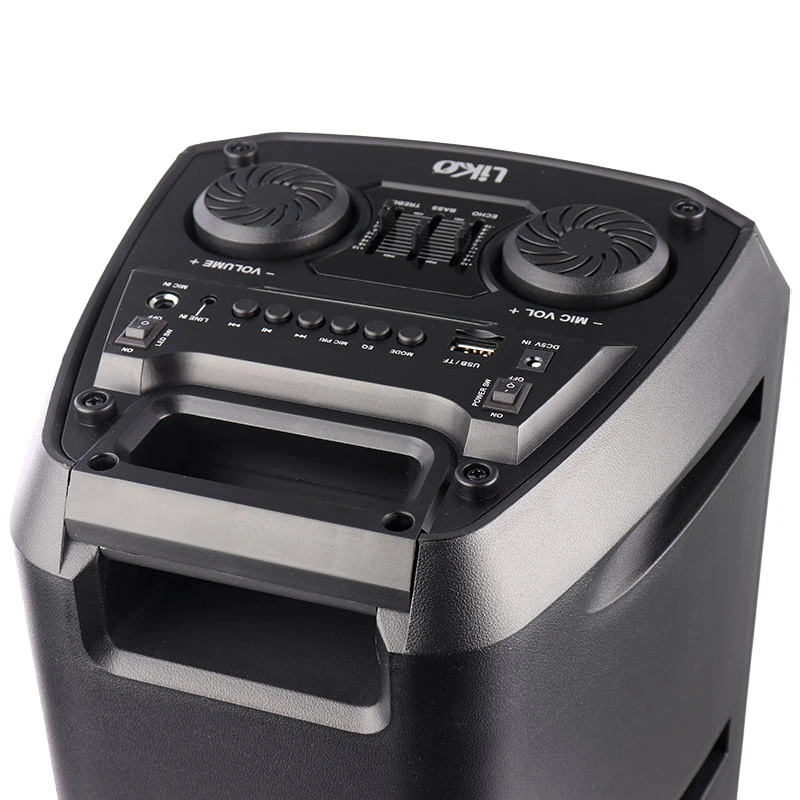 اسپیکر چمدانی بلوتوثی رم و فلش خور Liko MAX-150 + میکروفون و ریموت کنترل