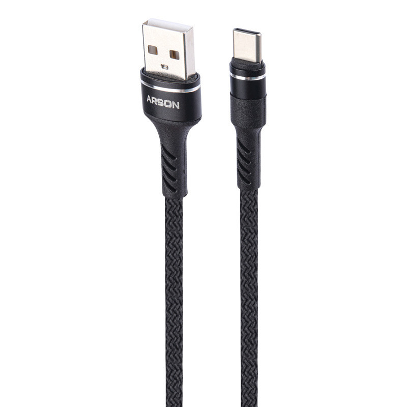 کابل تایپ سی فست شارژ Arson AN-K16 QC3.0 5A 1m