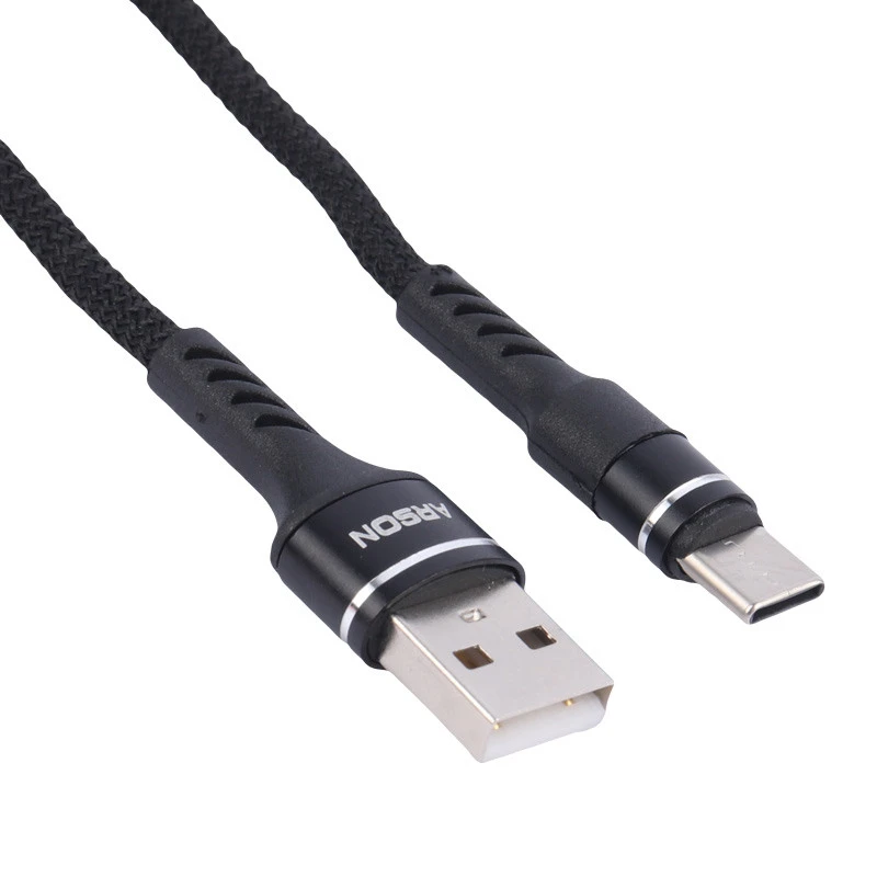 کابل تایپ سی فست شارژ Arson AN-K16 QC3.0 5A 1m