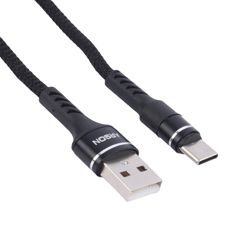 کابل تایپ سی فست شارژ Arson AN-K16 QC3.0 5A 1m