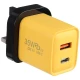 شارژر دیواری فست شارژ Genuine M-1 3Pin 2Port QC3.0 PD3.0 3.4A 35W + کابل تایپ سی