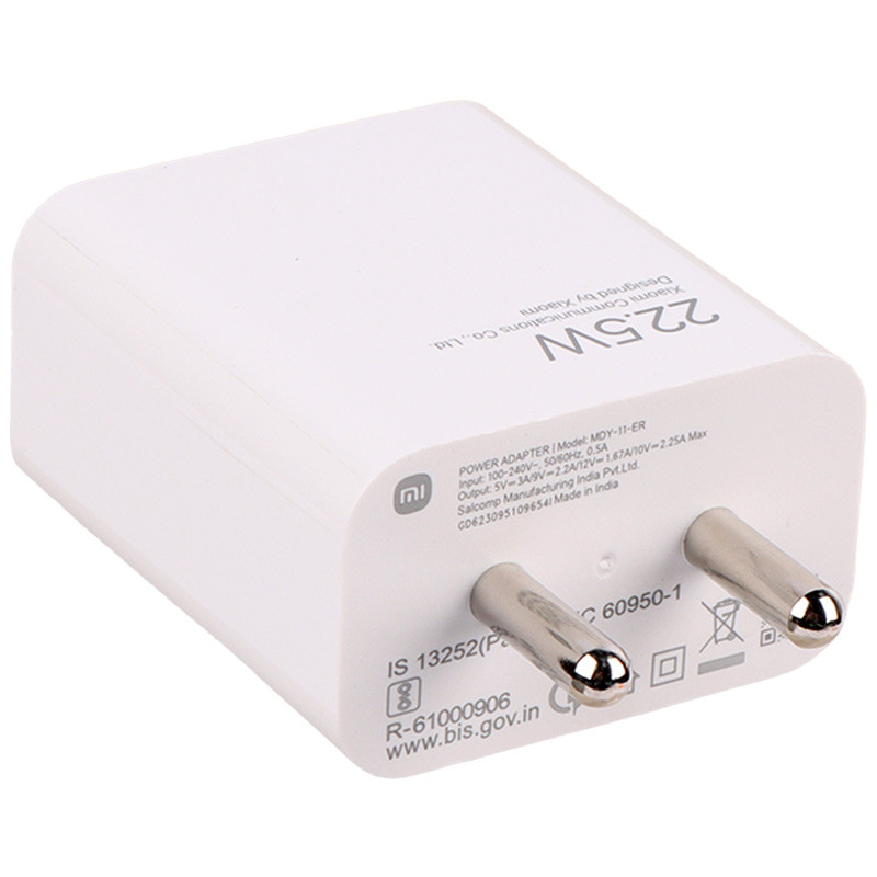 کلگی فست شارژ Xiaomi MDY-11-ER QC3.0 PD 3A 22.5W سرجعبه