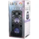 اسپیکر چمدانی بلوتوثی رم و فلش خور Liko MAX-250 + میکروفون و ریموت کنترل