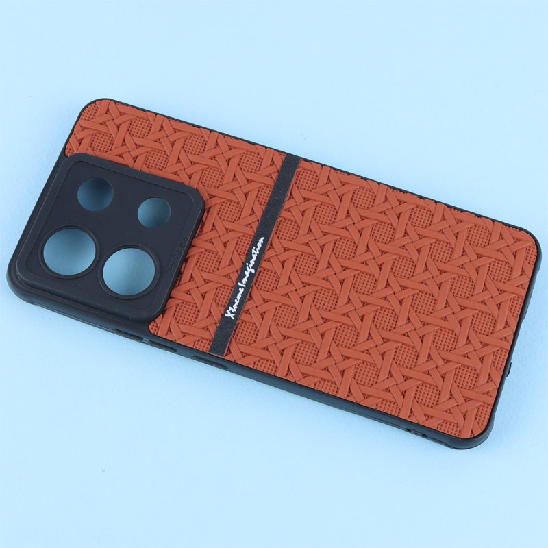 قاب ژله ای شیائومی Redmi Note 13 Pro 5G طرح حصیری محافظ لنزدار Pro Camera