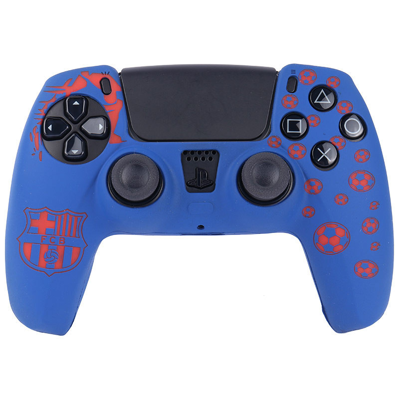 روکش دسته بازی PS5 طرح Barcelona زمینه آبی قرمز