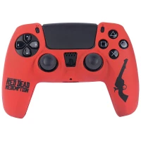 روکش دسته بازی PS5 طرح Red Dead Redemption قرمز مشکی کد 2