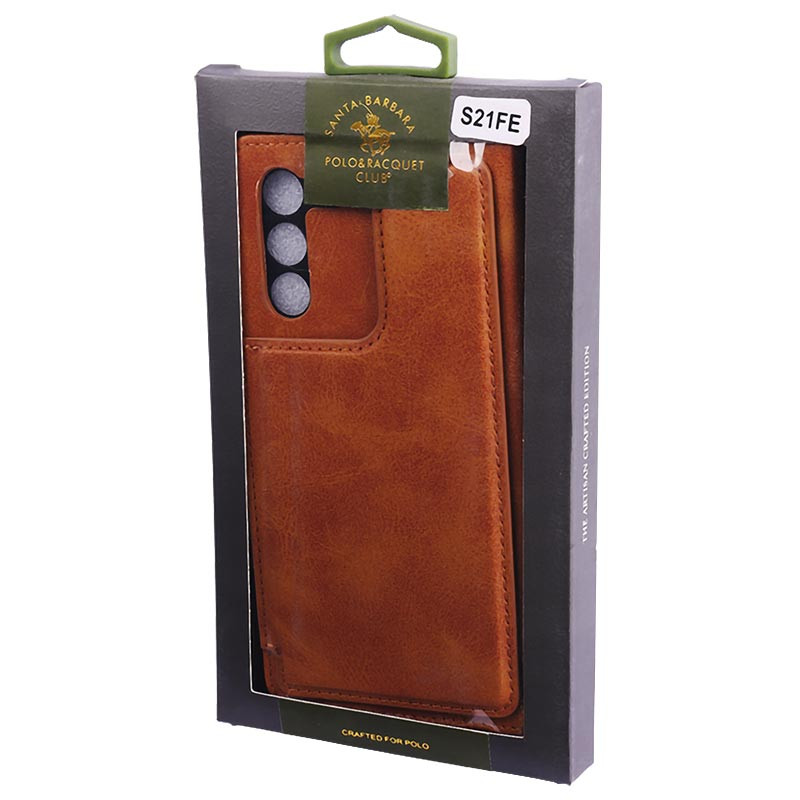 کیف چرمی Santa Barbara محافظ لنزدار Samsung Galaxy S21 FE 5G