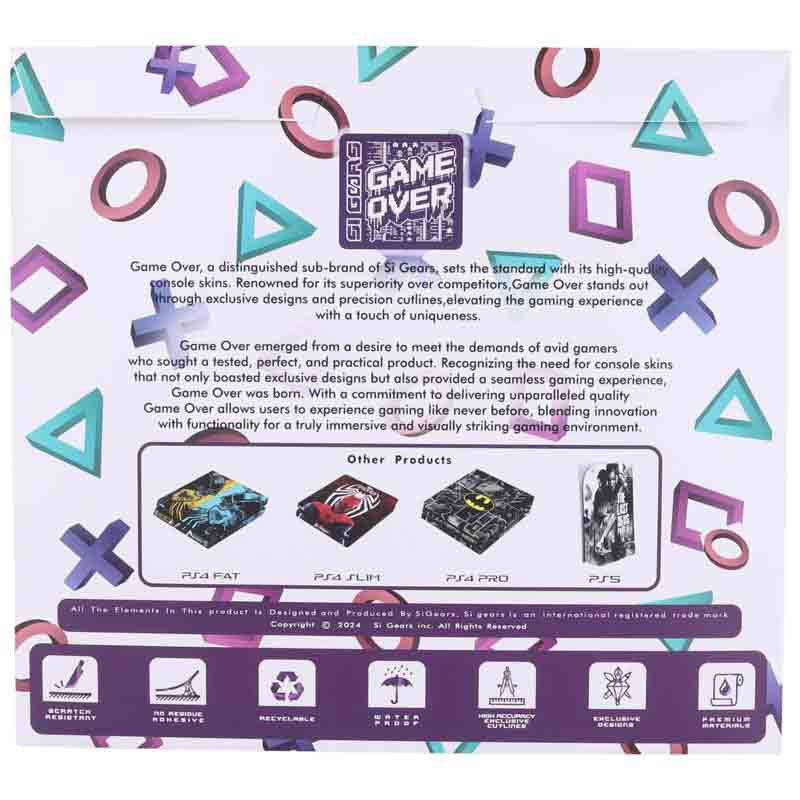 اسکین پلی استیشن ۴ اسلیم طرح JOKER کد 2