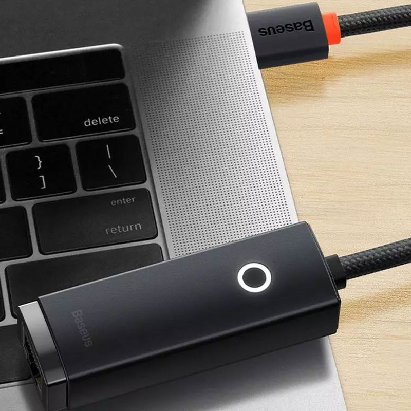 تبدیل شبکه Baseus Lite Series WKQX000101 USB To LAN