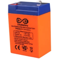 باتری 6 ولت Zetabattery TP645 4500mAh