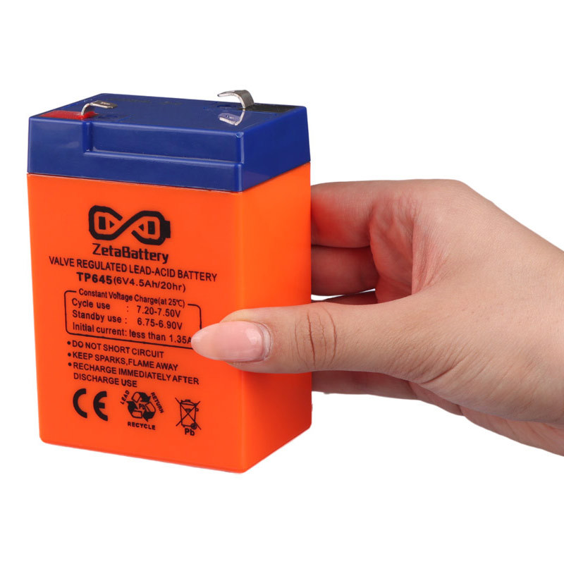 باتری 6 ولت Zetabattery TP645 4500mAh
