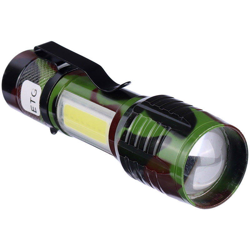 چراغ قوه پلیسی Flashlight COB+XPE LED چریکی