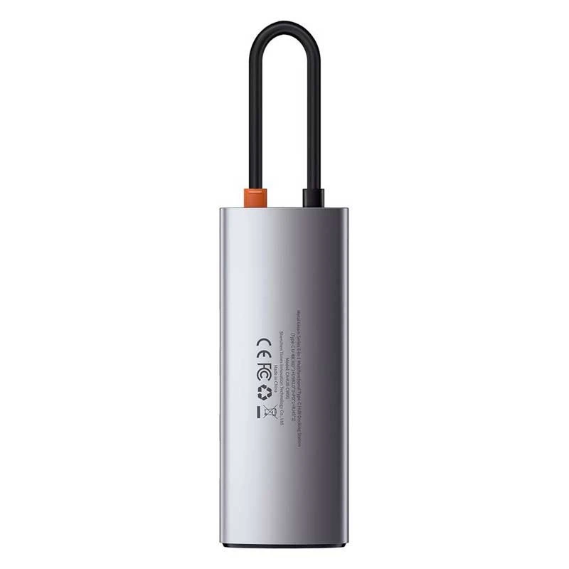 هاب 5 پورت Type-C باسئوس Metal Gleam Series CAHUB-CX0G