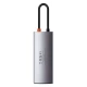 هاب 5 پورت Type-C باسئوس Metal Gleam Series CAHUB-CX0G