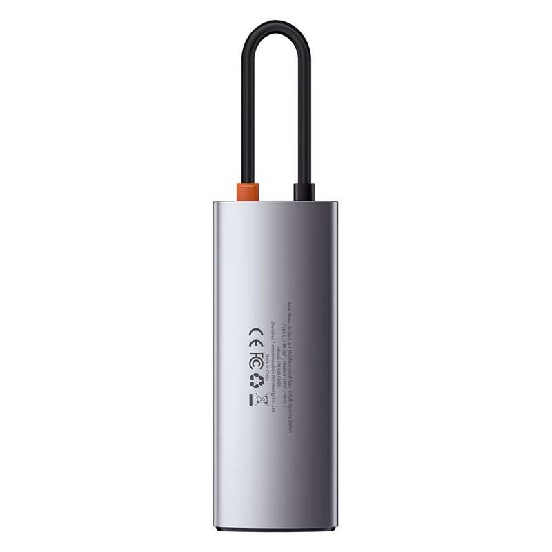 هاب 5 پورت Type-C باسئوس Metal Gleam Series CAHUB-CX0G