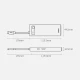هاب 5 پورت Type-C باسئوس Metal Gleam Series CAHUB-CX0G