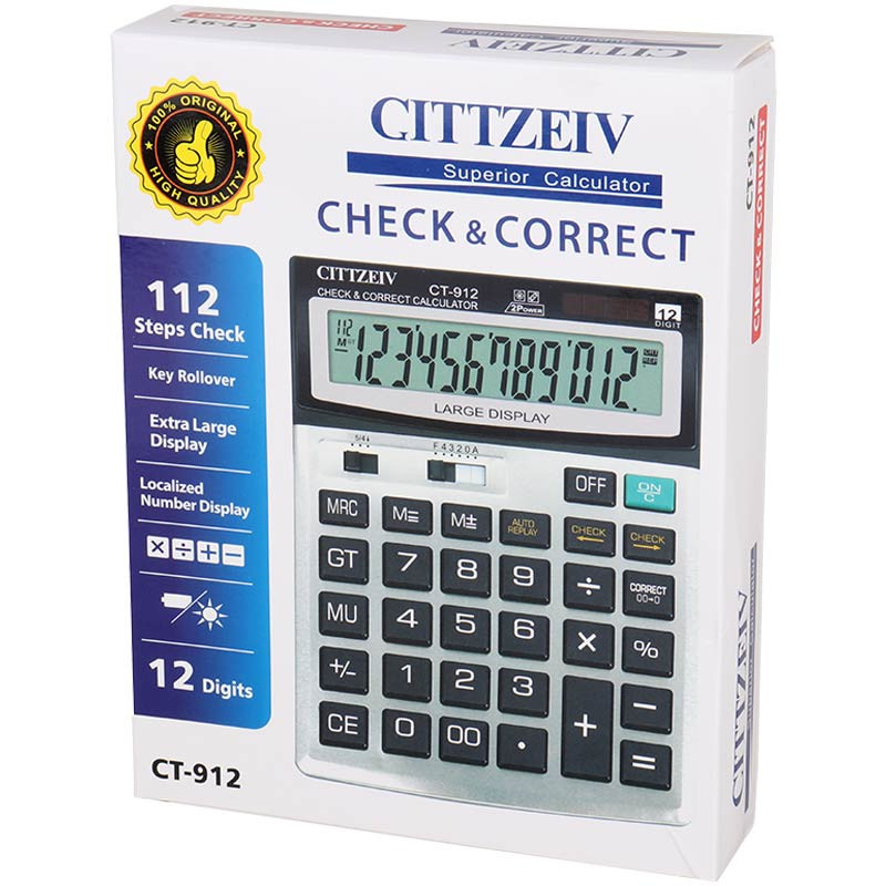 ماشین حساب Cittzeiv CT-912