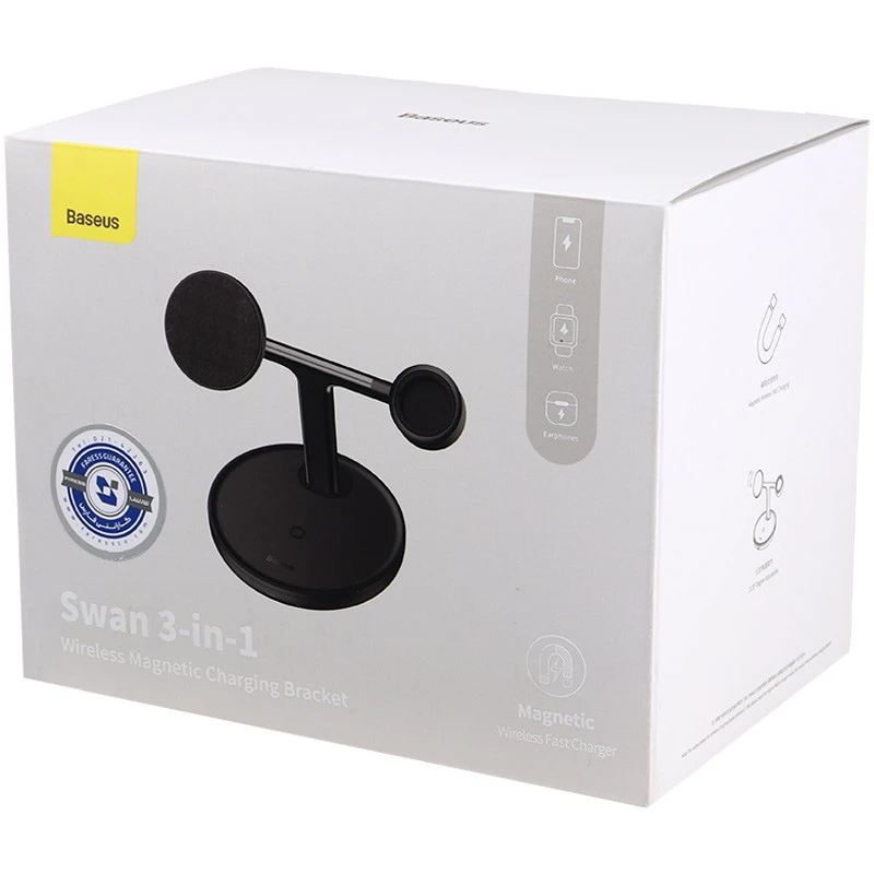 هولدر و شارژر وایرلس Baseus Swan Stand WXTE00010 20W