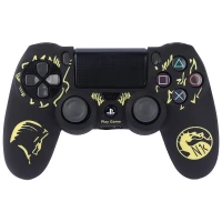 روکش دسته بازی PS4 طرح Dragon مشکی زرد