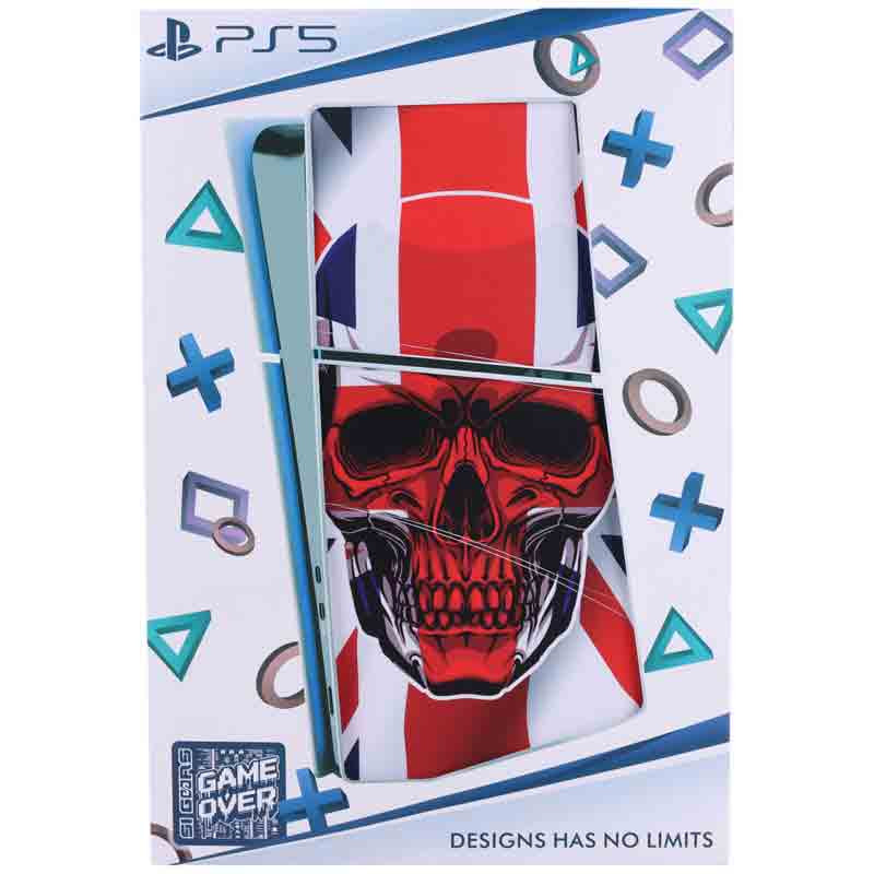 اسکین پلی استیشن 5 اسلیم طرح اسکلت