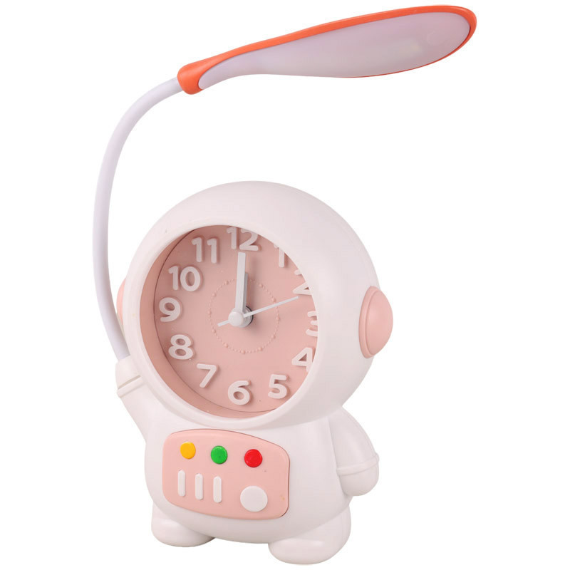 چراغ مطالعه فانتزی طرح ساعت Astronaut Alarm Clock NO.CD260